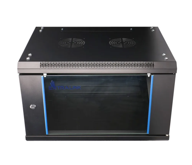 ExtraLink Wisząca 19" 6U 600x450mm (czarna) - 484915 - zdjęcie 6
